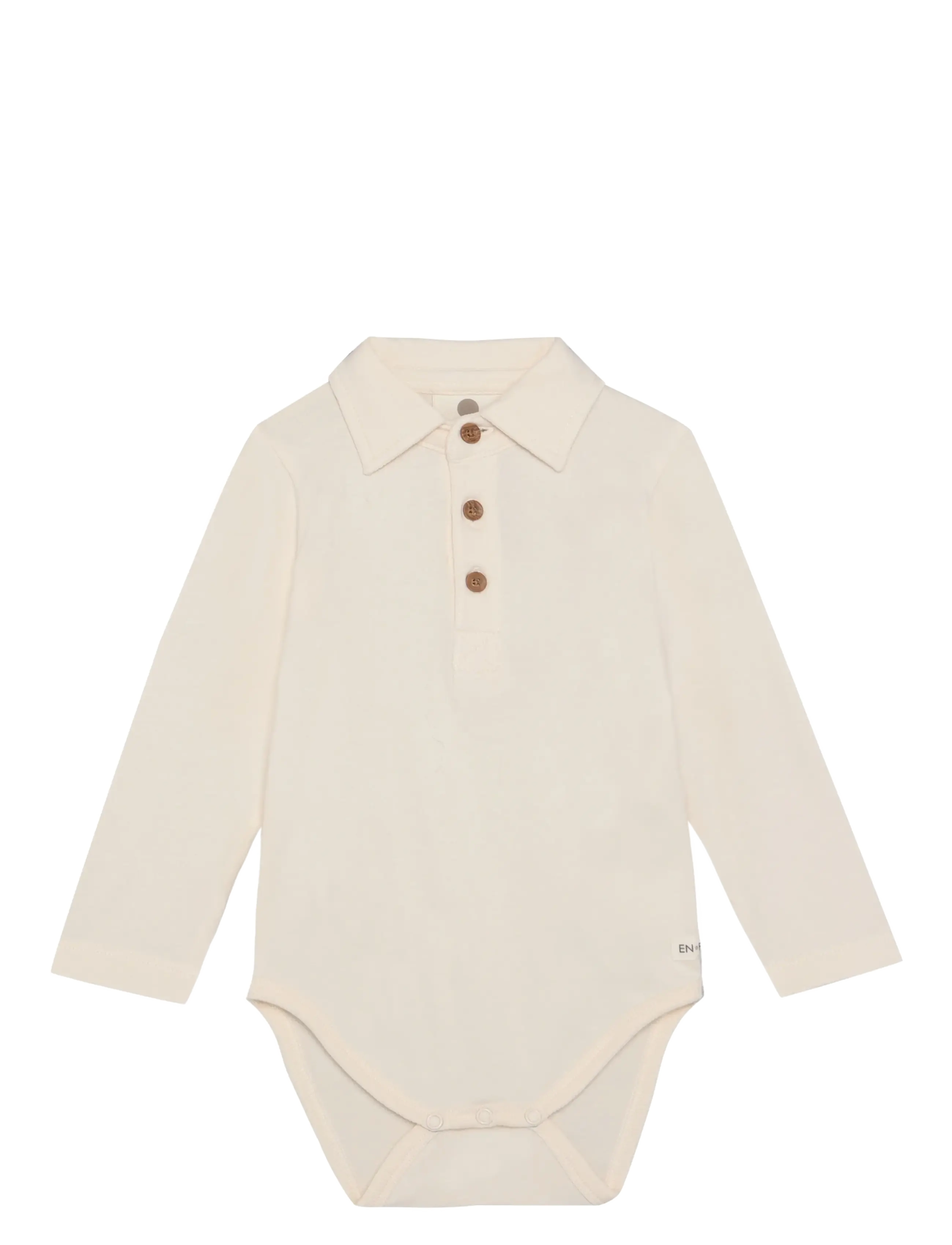En Fant Body LS Polo - Kleidung - PEARLED IVORY / cream