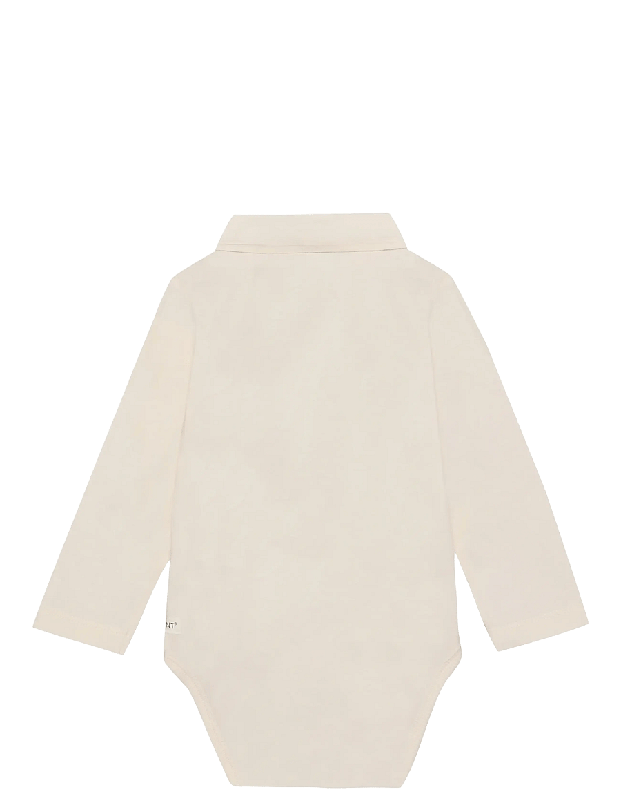 En Fant - Body LS Polo - pearled ivory - 1