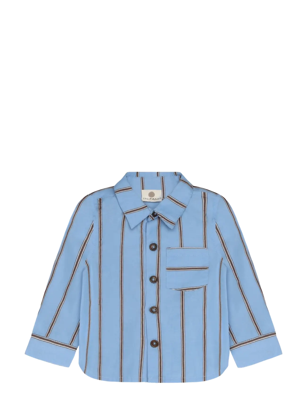 En Fant Shirt LS Stripe - Shirts - BEL AIR BLUE / blue