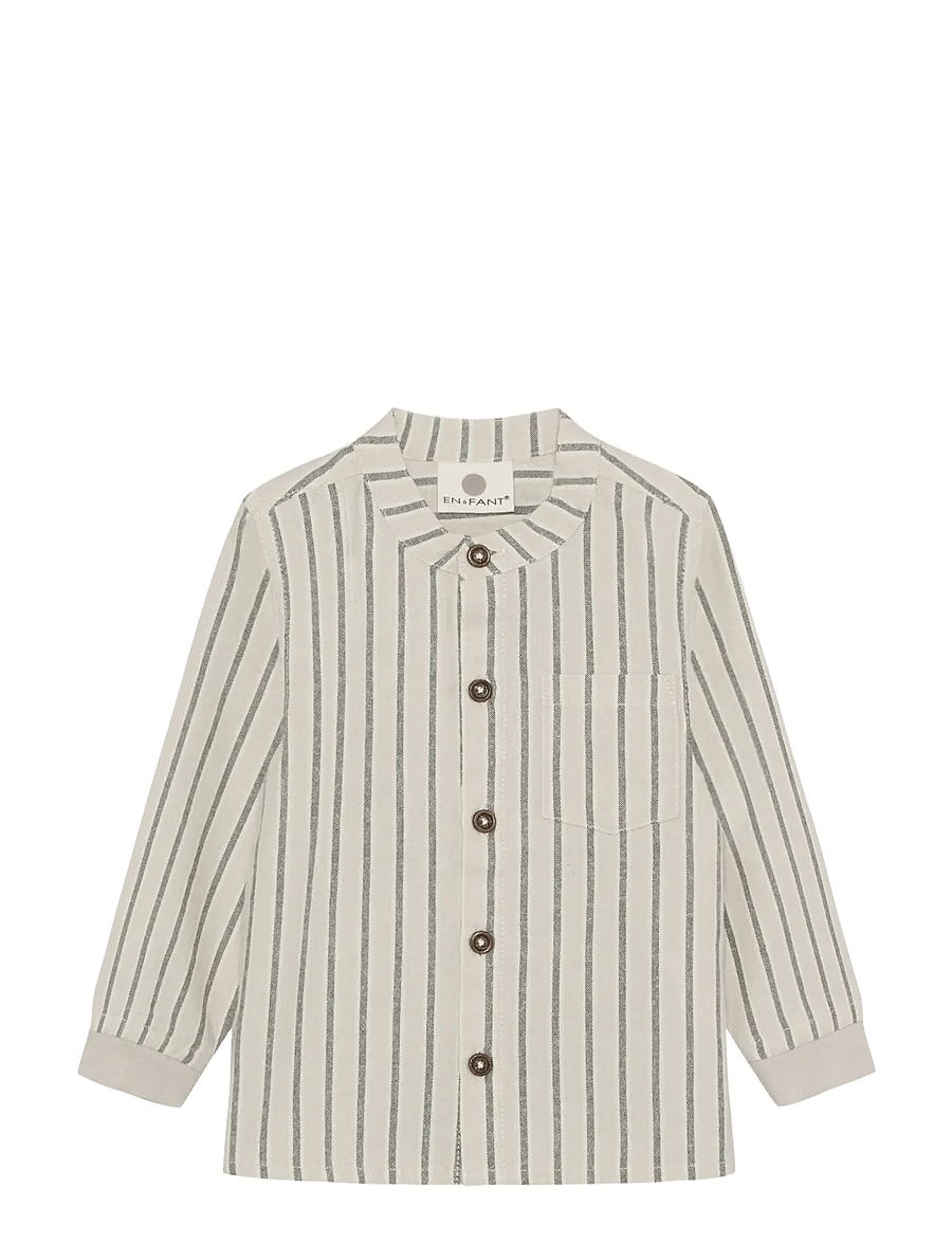 En Fant - Shirt LS - långärmade skjortor - chateau gray - 0
