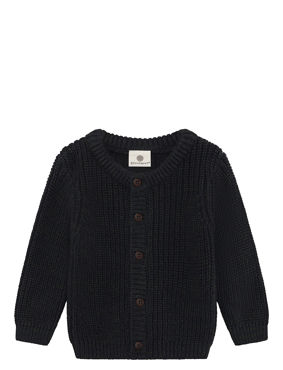 En Fant - Cardigan Knit - gilets - kombu green - 0