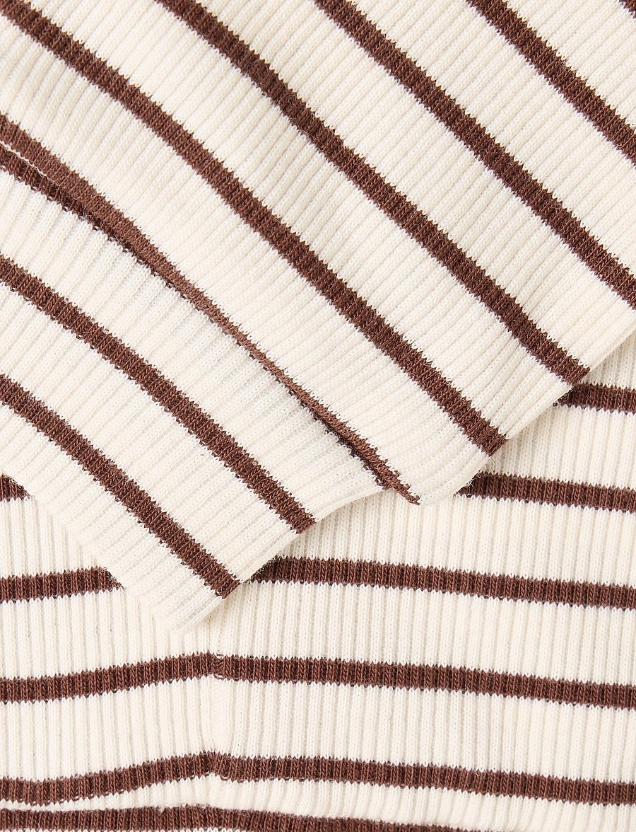 En Fant - Pants Rib Stripe - babyhosen - chestnut - 2
