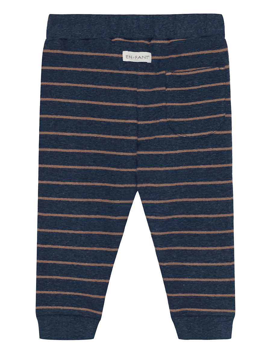 En Fant - Pants Sweat Stripe - mjukisbyxor - parisian night - 1