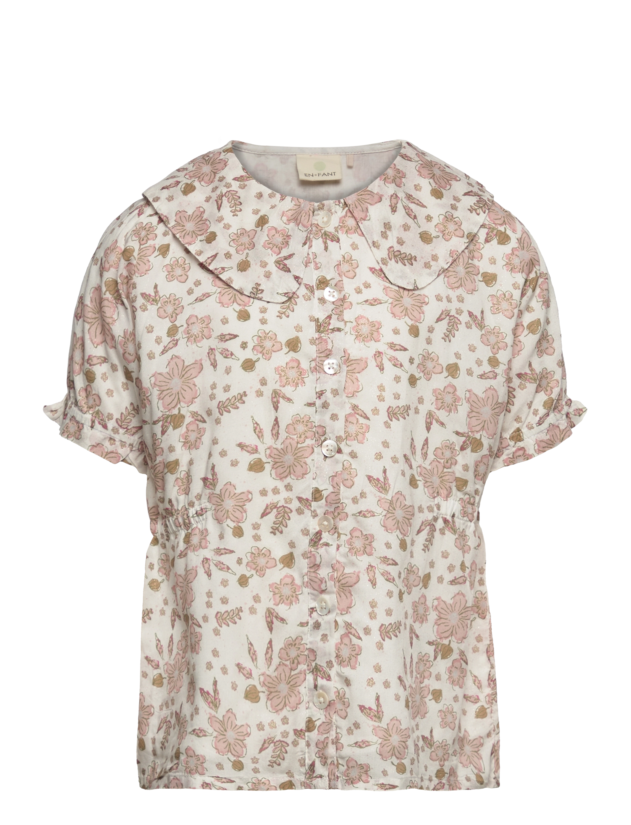 Shirt Flower Woven - EGRET