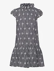 En Fant - Dress Broderie Anglaise - short-sleeved casual dresses - india ink - 0