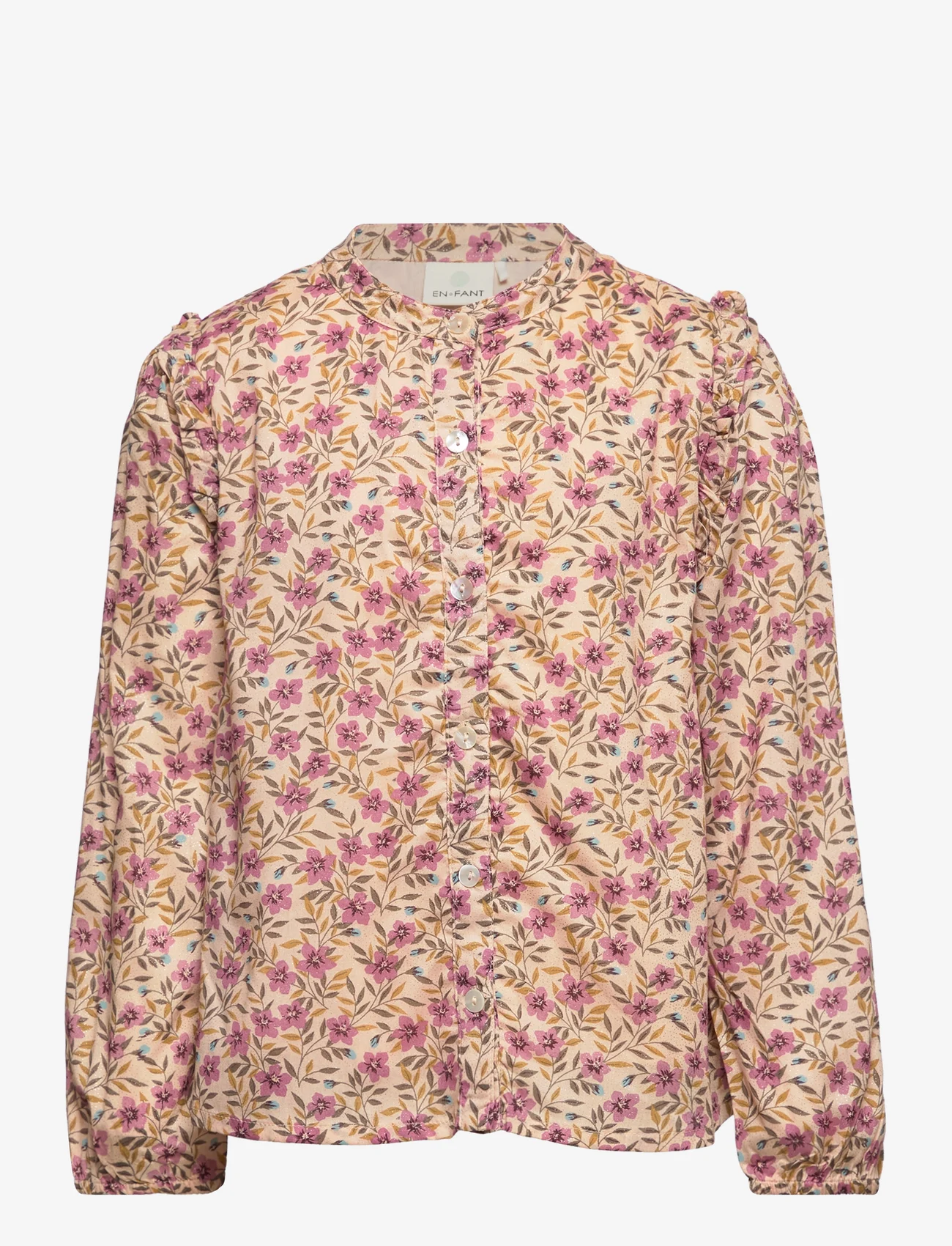En Fant - Shirt Flower Woven - summer savings - rose dust - 0