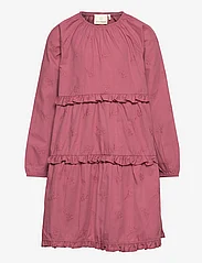 En Fant - Dress Embroidery - pikkade varrukatega vabaaja kleidid - mesa rose - 0