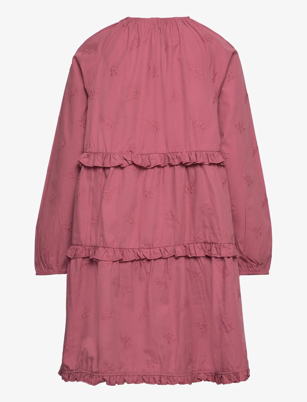 En Fant - Dress Embroidery - langærmede hverdagskjoler - mesa rose - 1