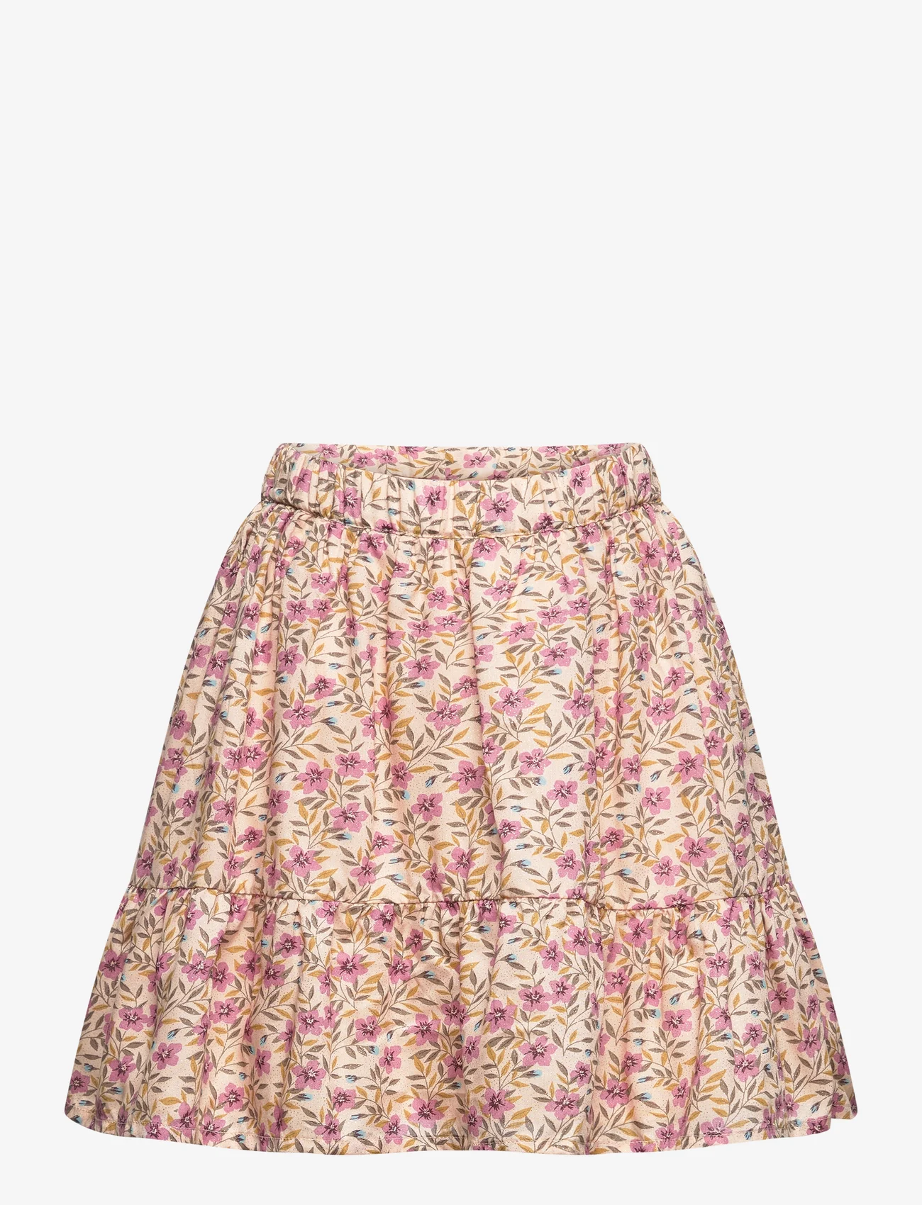 En Fant - Skirt Flower Woven - midi nederdele - rose dust - 0