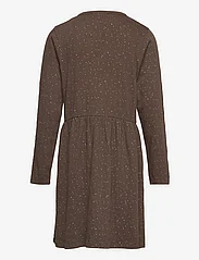 En Fant - Dress Glitter - laisvalaikio suknelės ilgomis rankovėmis - chocolate chip - 1