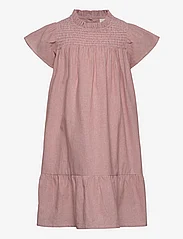 En Fant - Dress YD Stripe - lühikeste varrukatega vabaaja kleidid - old rose - 0