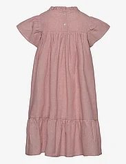 En Fant - Dress YD Stripe - casual jurken met korte mouwen - old rose - 1