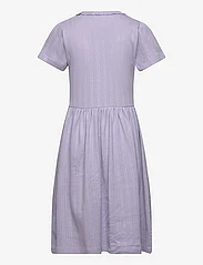 En Fant - Dress SS Pointelle - short-sleeved casual dresses - cosmic sky - 1