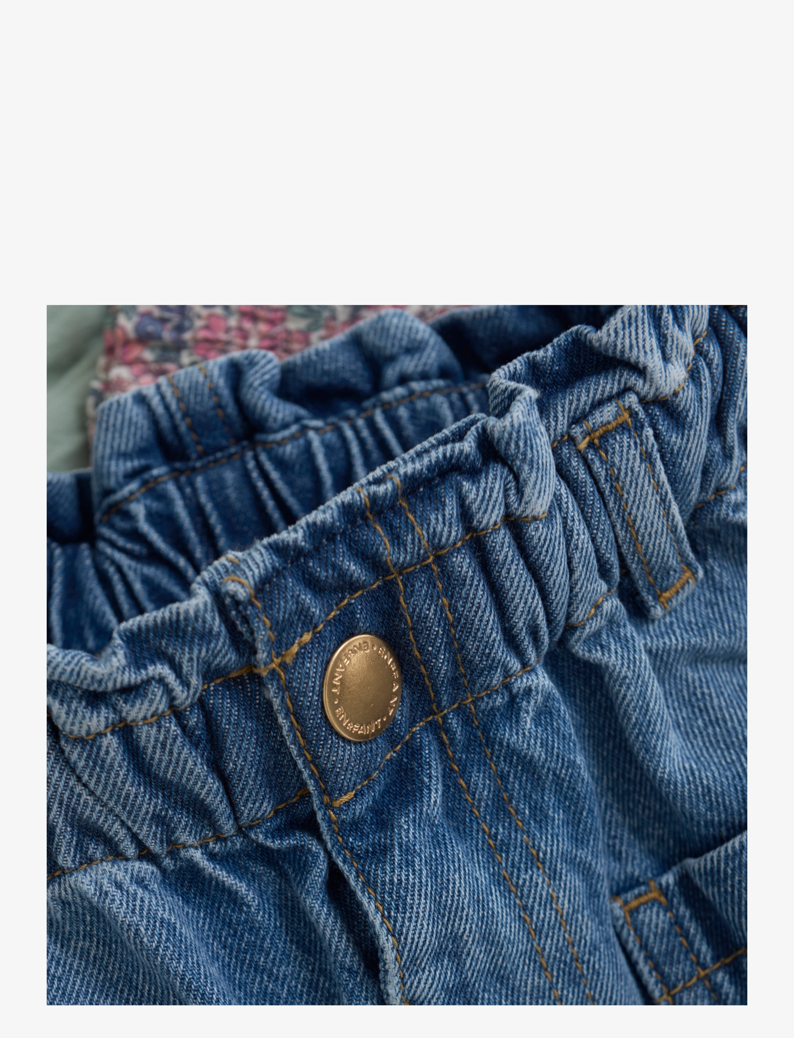En Fant - Skirt Denim - light denim blue - 2