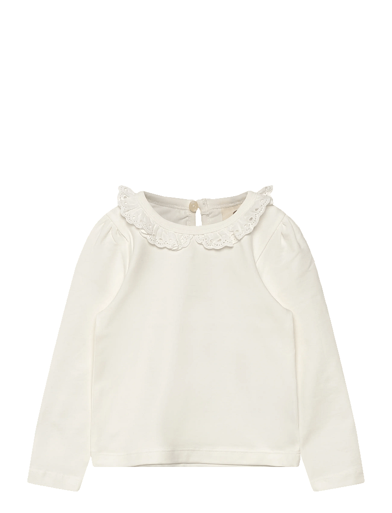 En Fant - T-shirt LS - långärmade t-shirts - egret - 0