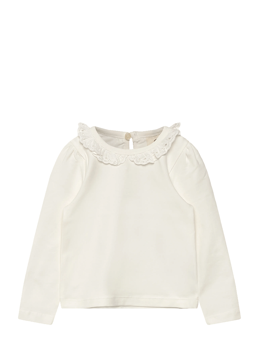 En Fant - T-shirt LS - långärmade t-shirts - egret - 0