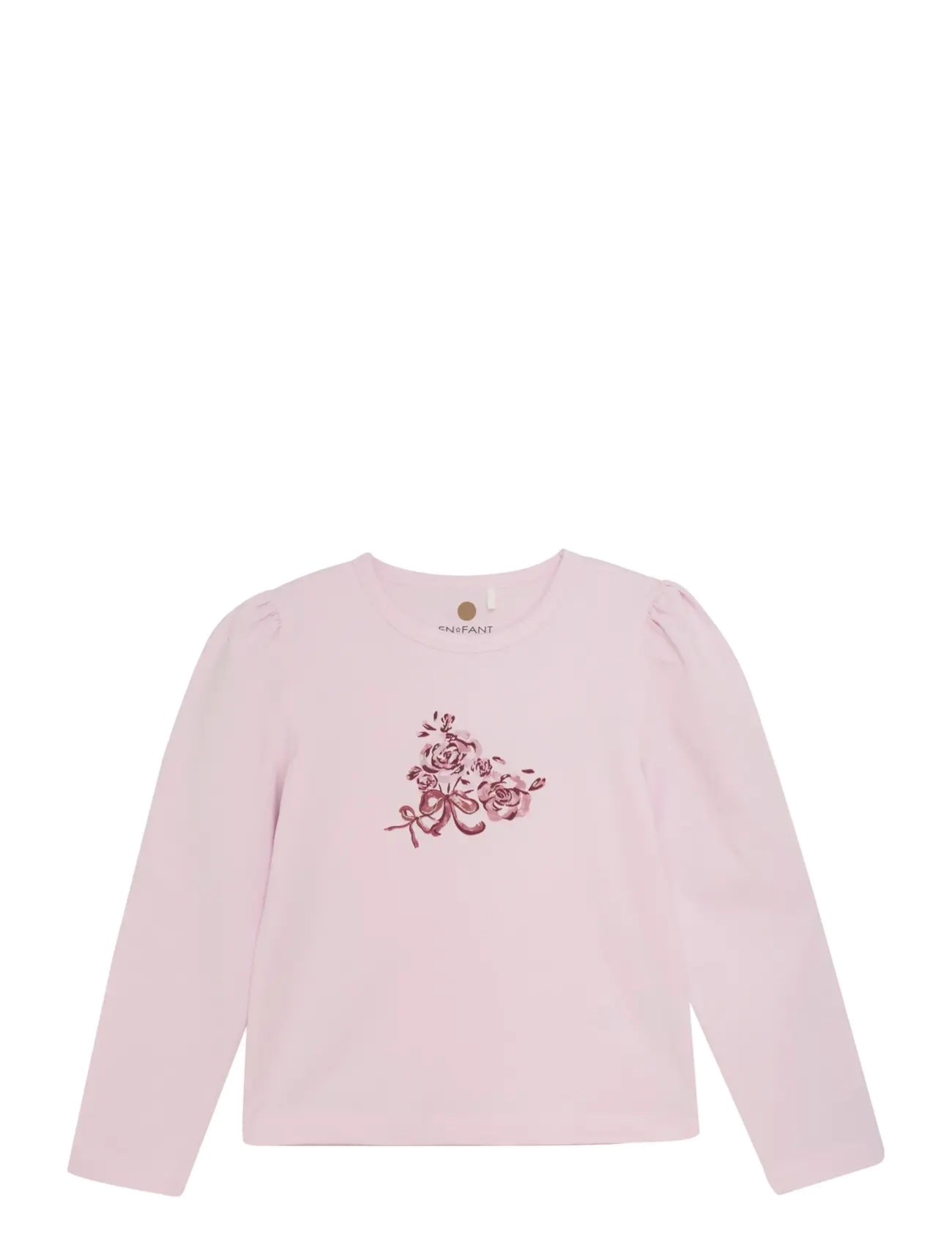 EN FANT T-Shirt Ls Pink - 110 - Kinder