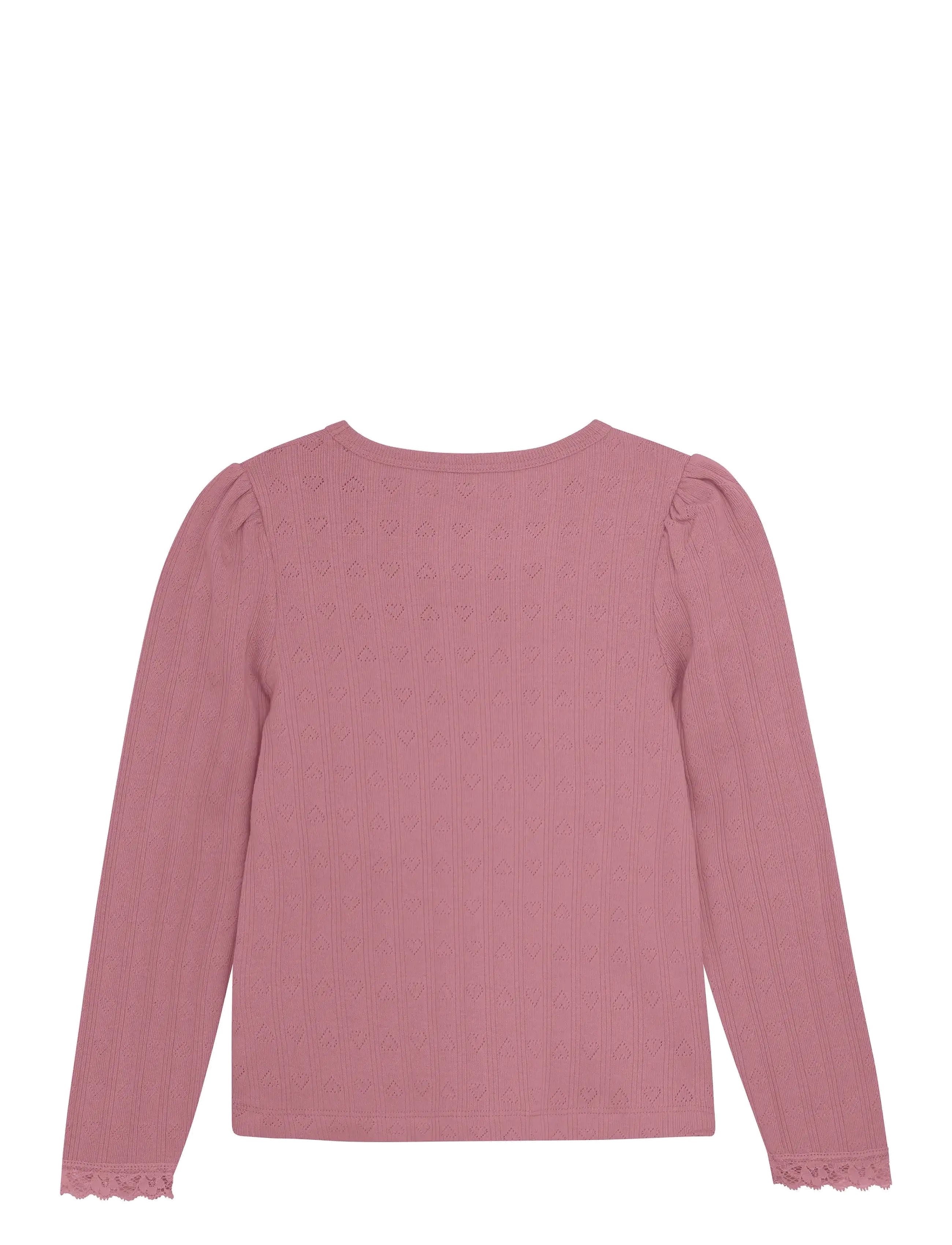 En Fant - T-shirt LS Pointelle - langærmede t-shirts - nostalgia rose - 1