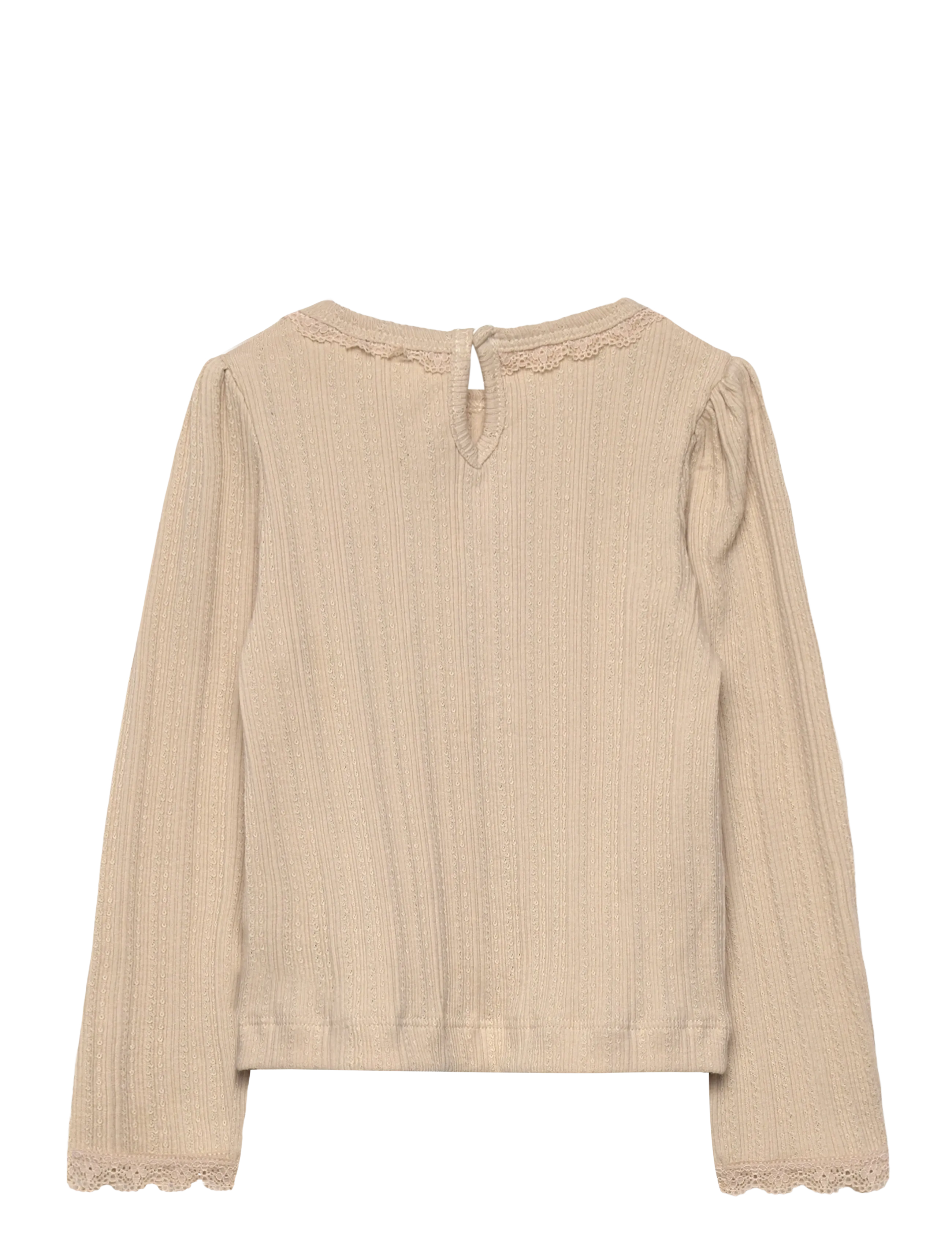 En Fant - T-shirt LS Pointelle - langærmede t-shirts - french oak - 1