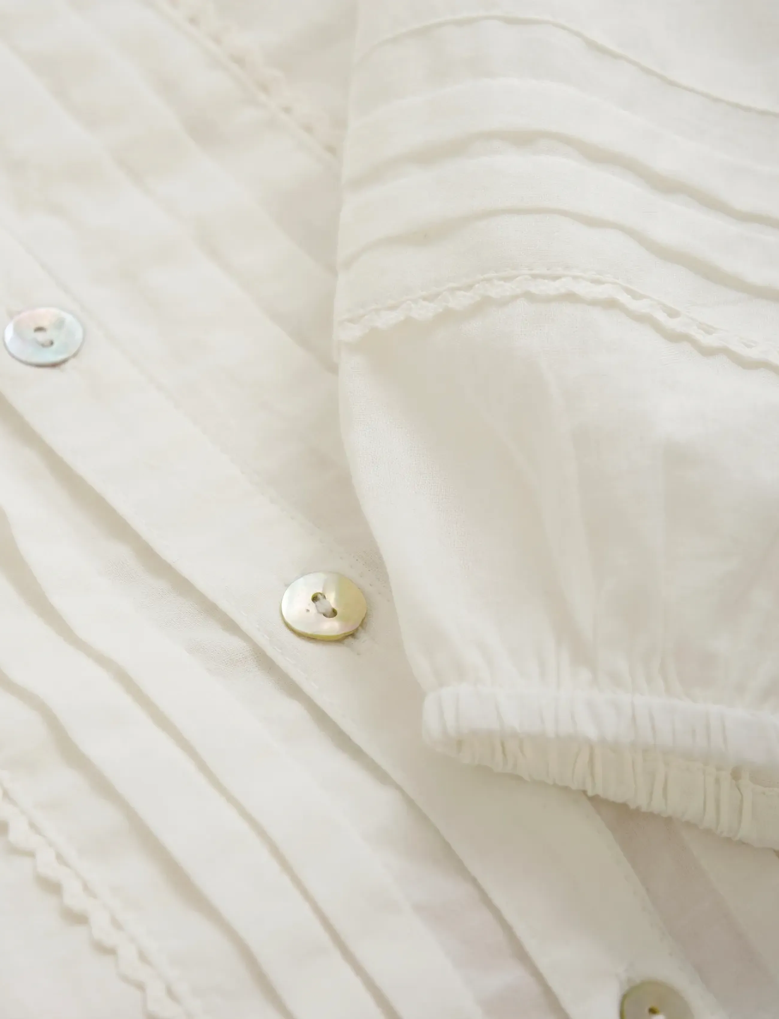 En Fant - Shirt LS Woven - egret - 2