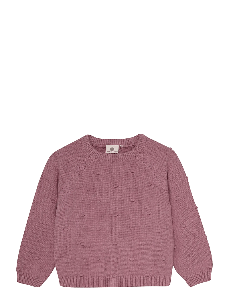 En Fant - Pullover Knit w. Wool - džemprid - nostalgia rose - 0