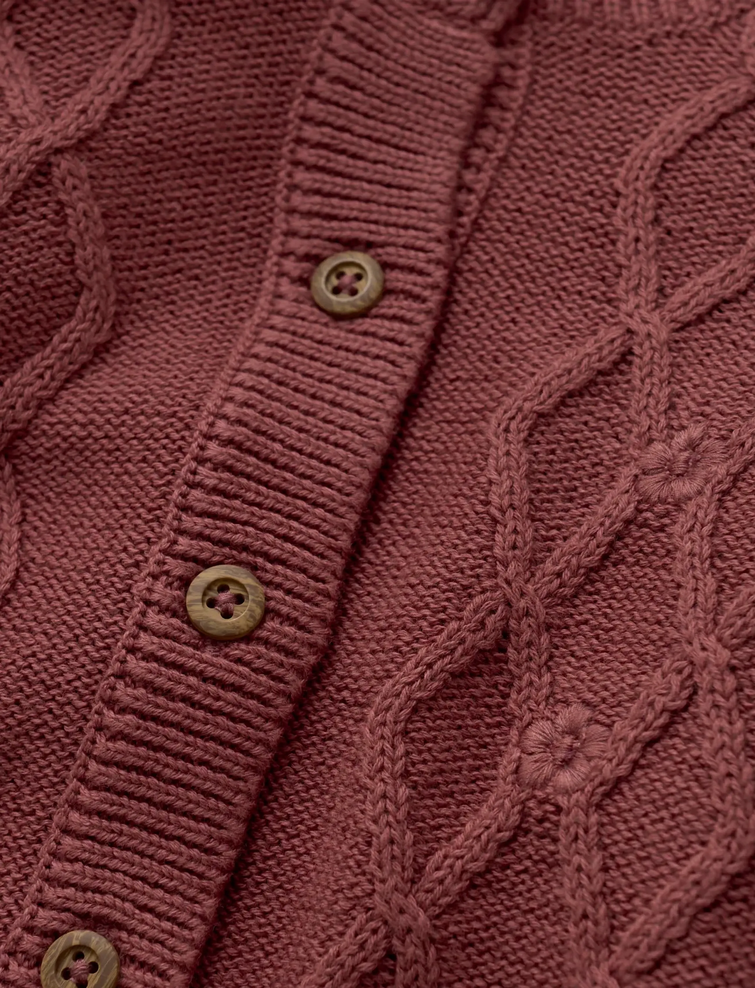 En Fant - Cardigan Knit - cardigans - roan rouge - 3
