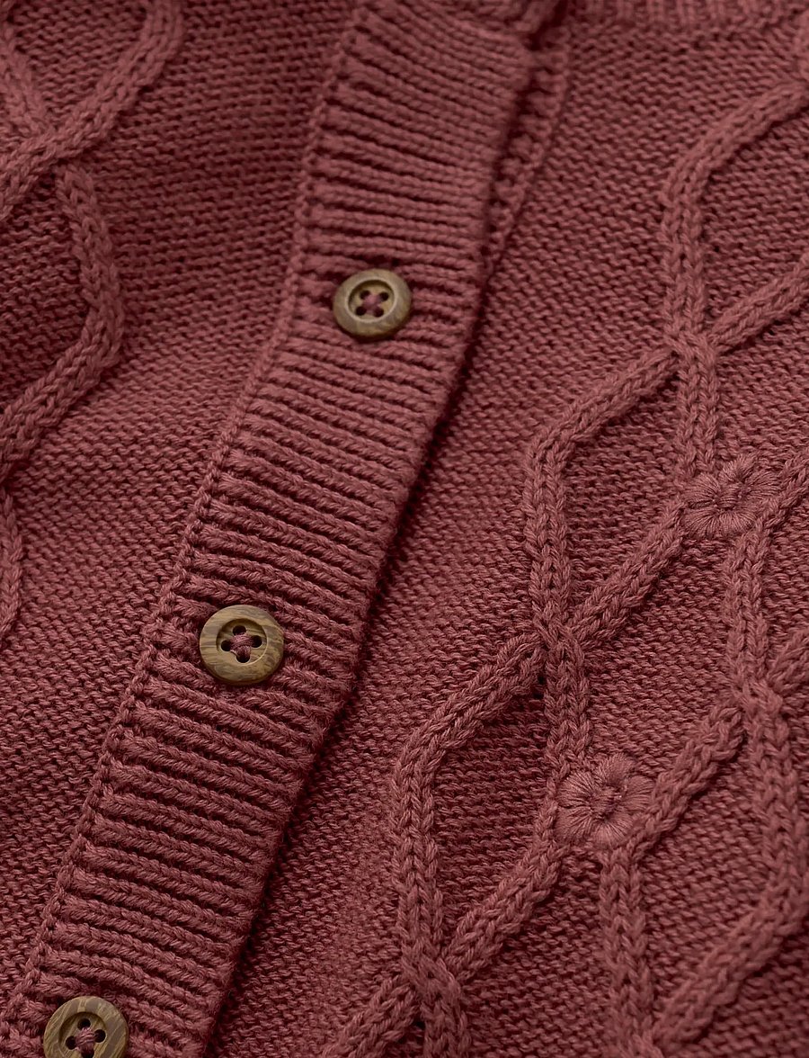 En Fant - Cardigan Knit - cardigans - roan rouge - 3