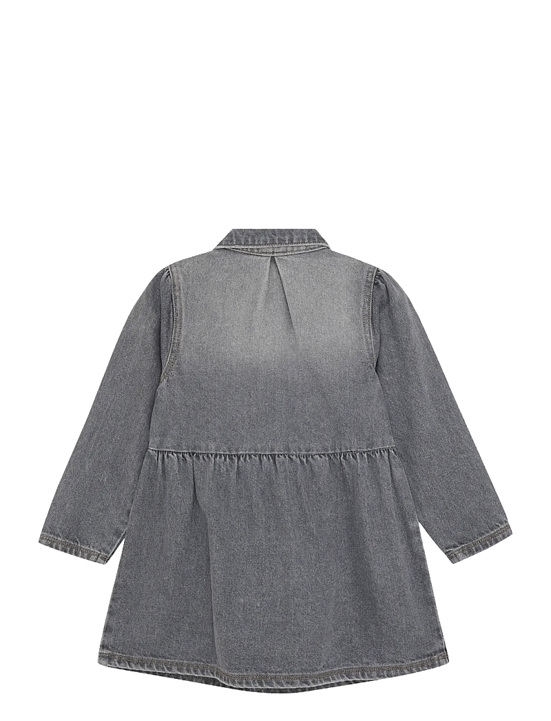 En Fant - Dress Denim - långärmade vardagsklänningar - light grey denim - 2