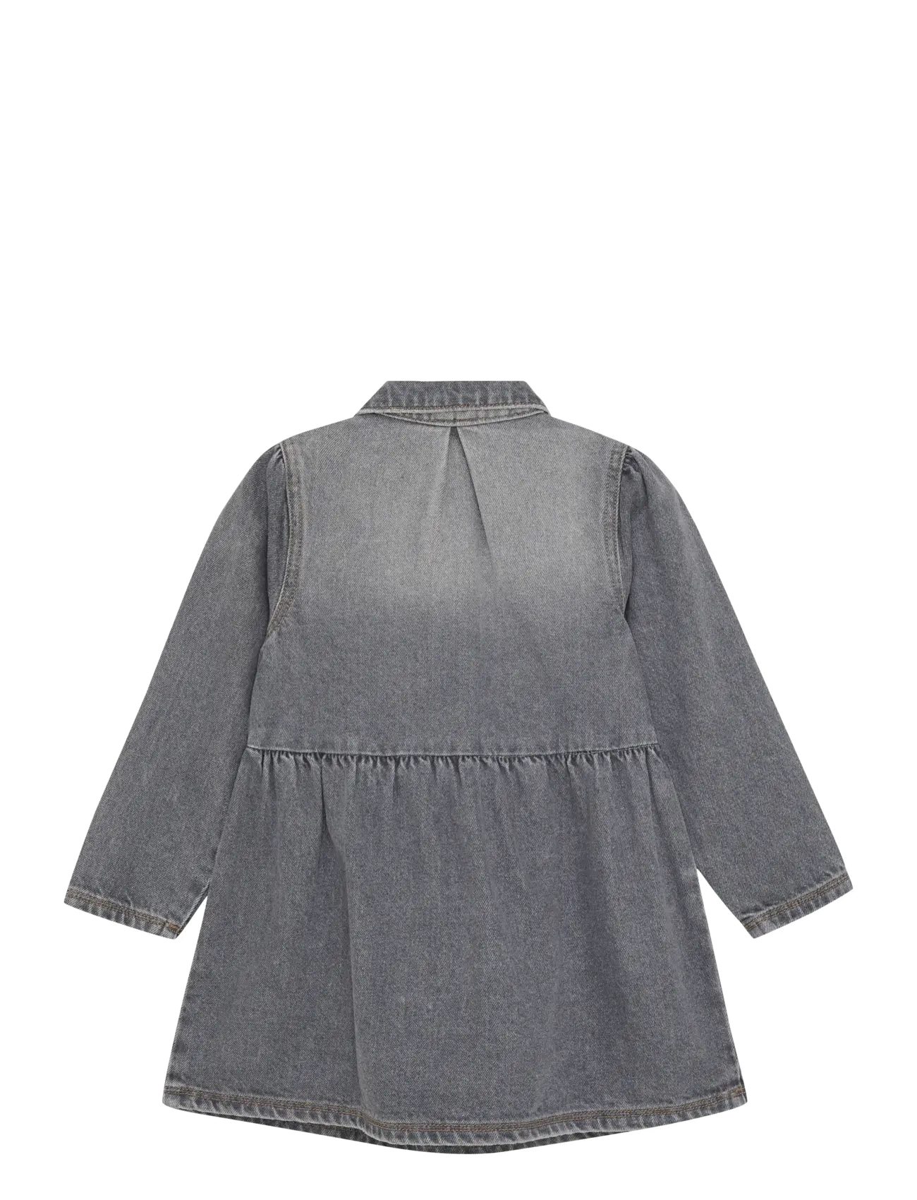 En Fant - Dress Denim - langärmelige freizeitkleider - light grey denim - 2