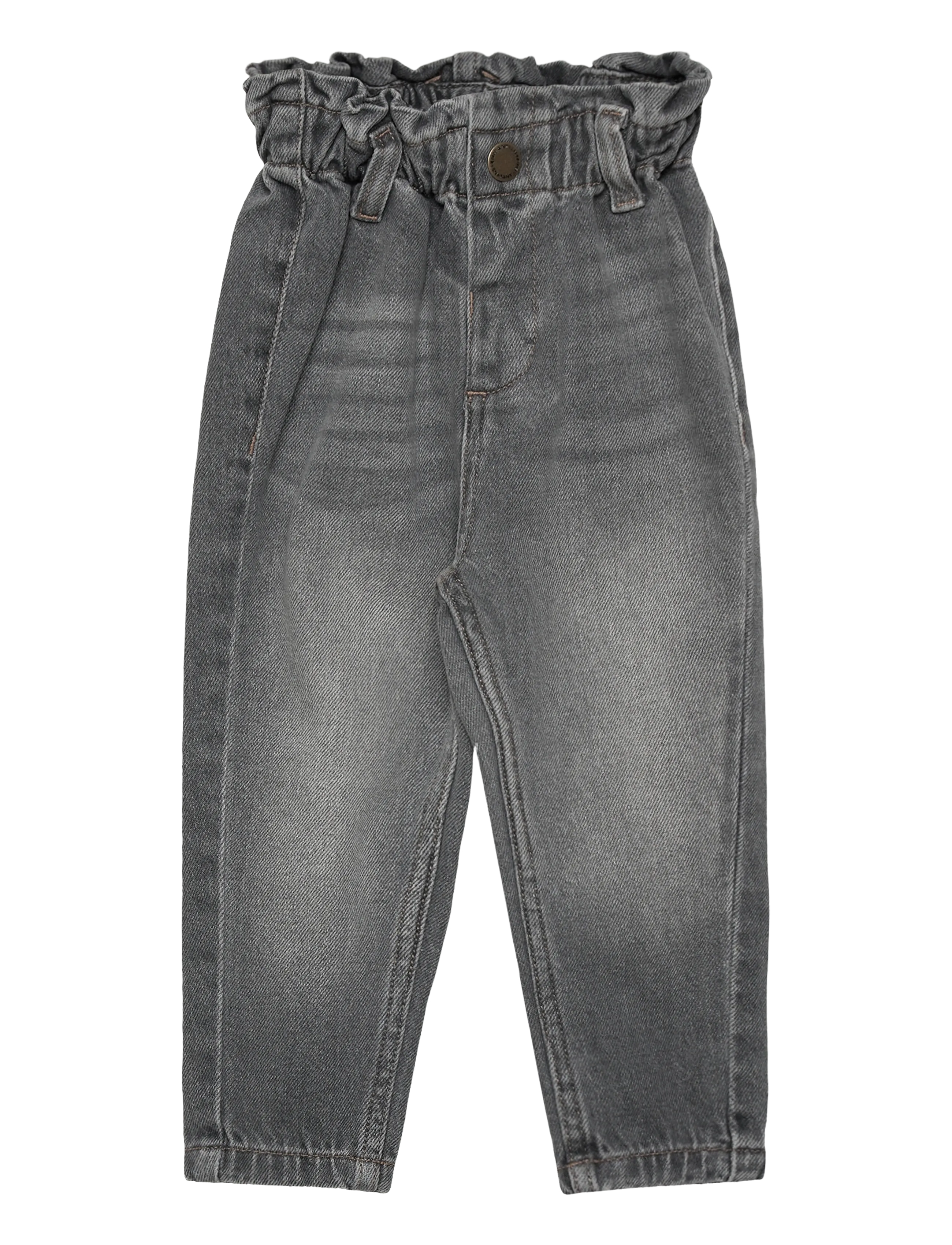 Jeans Mom Fit Denim - LIGHT GREY DENIM