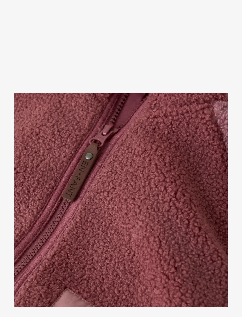 En Fant - Jacket Teddy - fleece jackets - roan rouge - 2