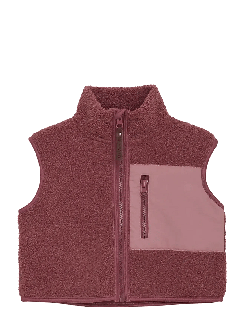 En Fant - Waistcoat Teddy - roan rouge - 0