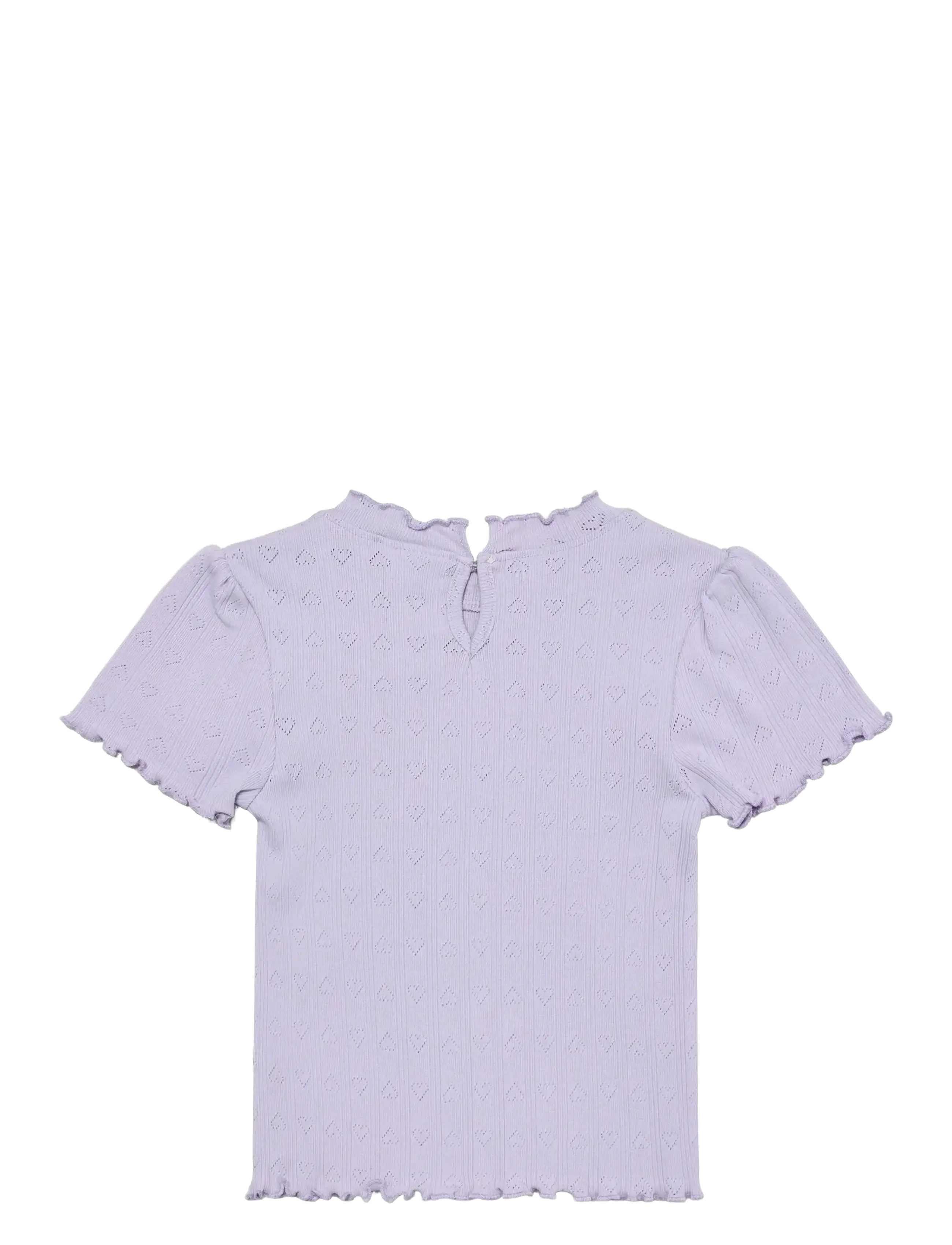 En Fant - T-shirt SS Pointelle - kortærmede t-shirts - purple heather - 1