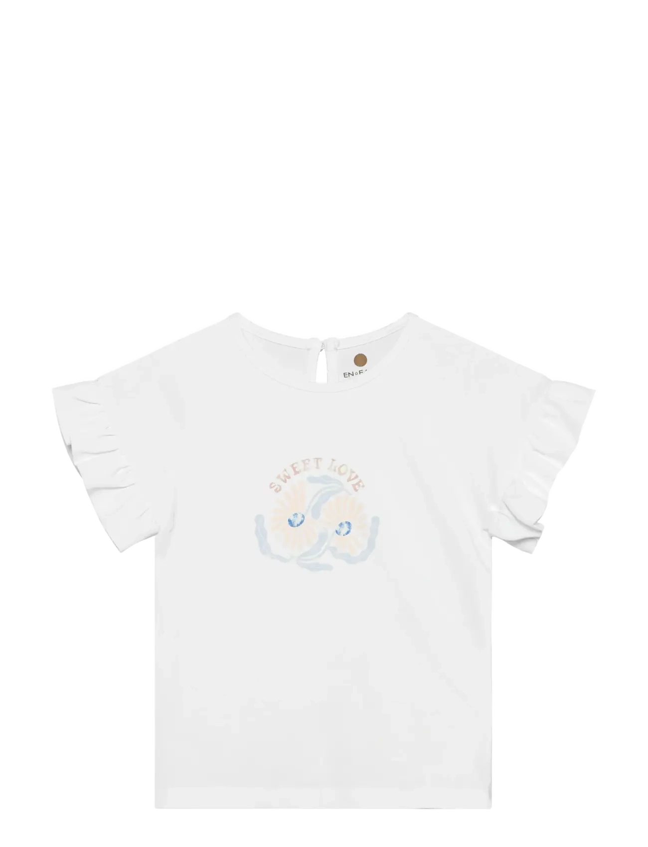 EN FANT T-Shirt Ss Weiß - 116 - Kinder