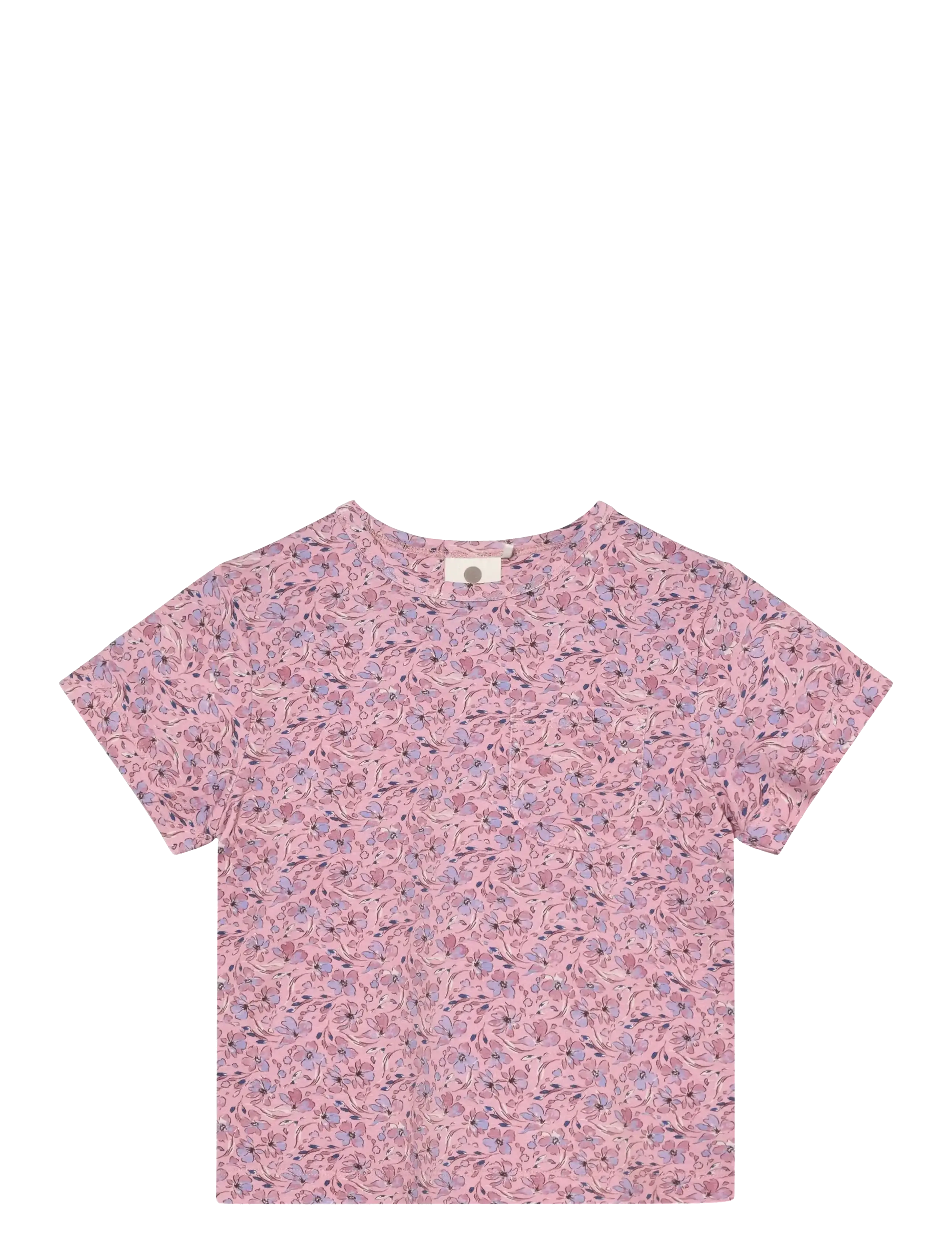 En Fant T-shirt SS AOP - New Arrivals - POTPOURRI / pink/rose