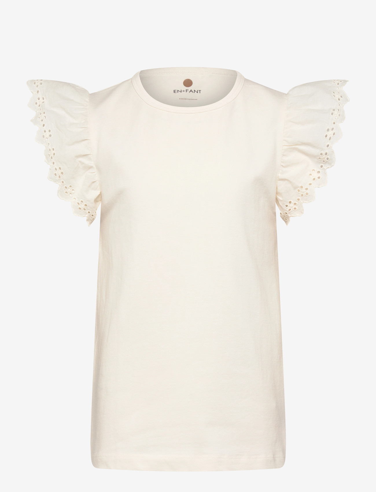 En Fant - T-shirt SS - lühikeste varrukatega t-särgid - eggnog - 0