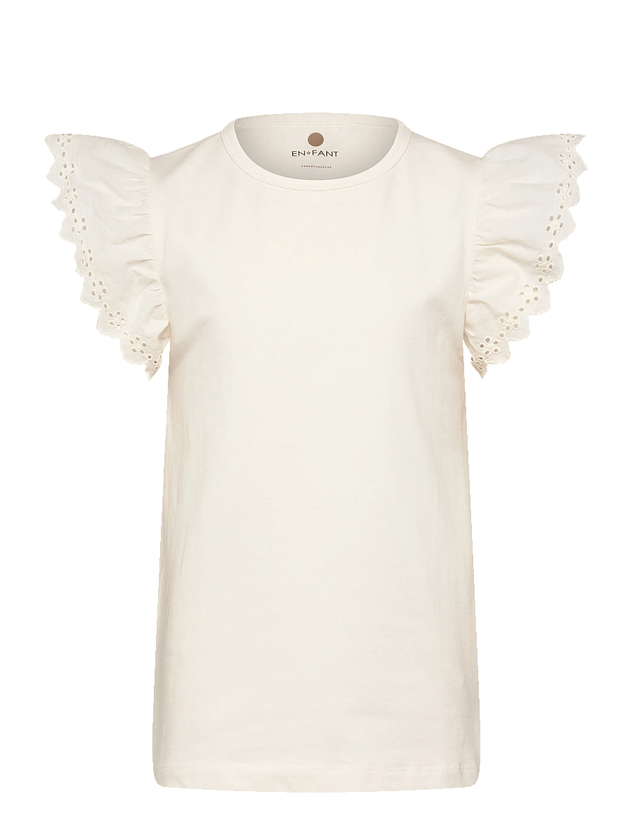 En Fant - T-shirt SS - kurzärmelige - eggnog - 0
