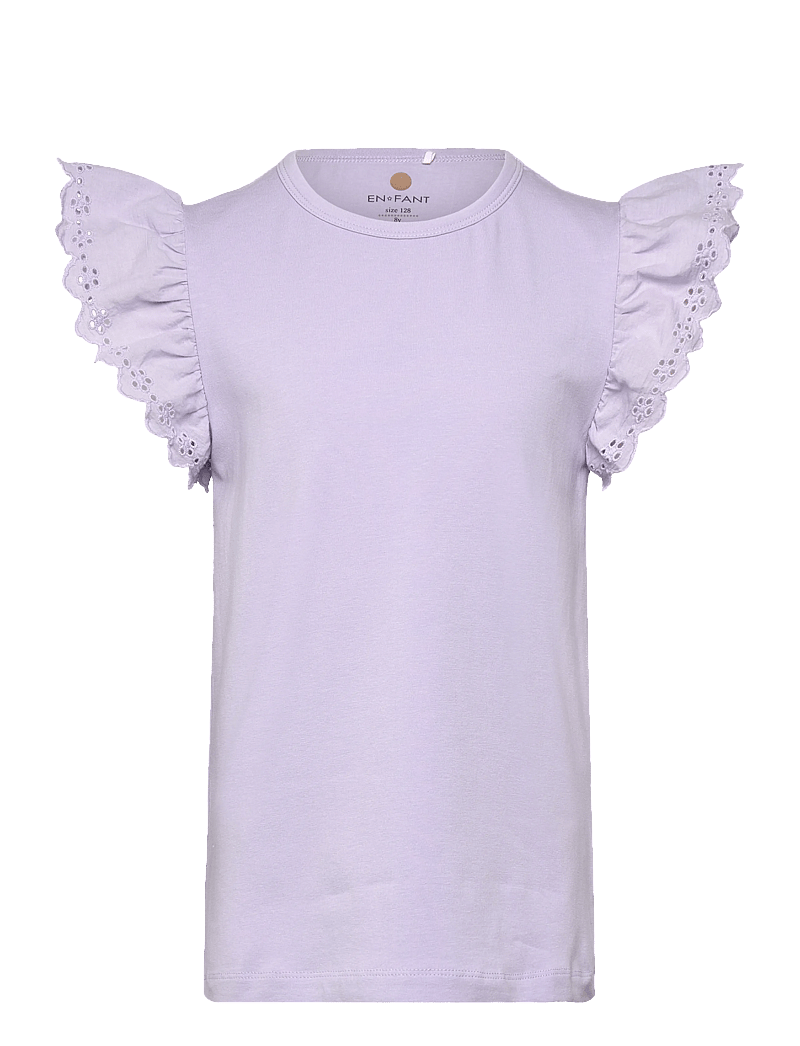 En Fant - T-shirt SS - lühikeste varrukatega t-särgid - purple heather - 0