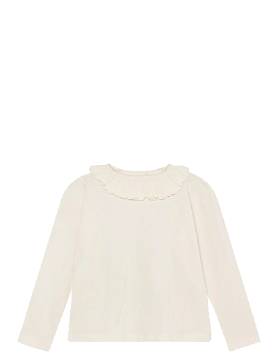 En Fant T-shirt LS Crepe - Oberteile & T-Shirts - EGGNOG / cream