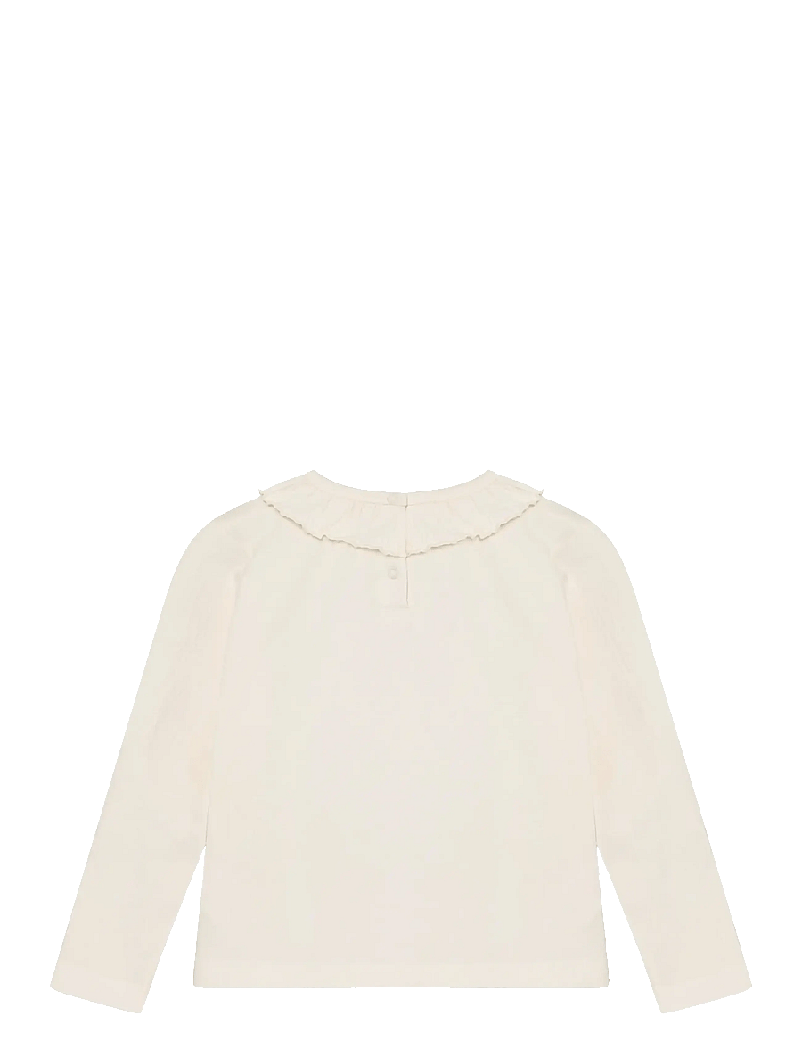 En Fant - T-shirt LS Crepe - pikkade varrukatega t-särgid - eggnog - 1