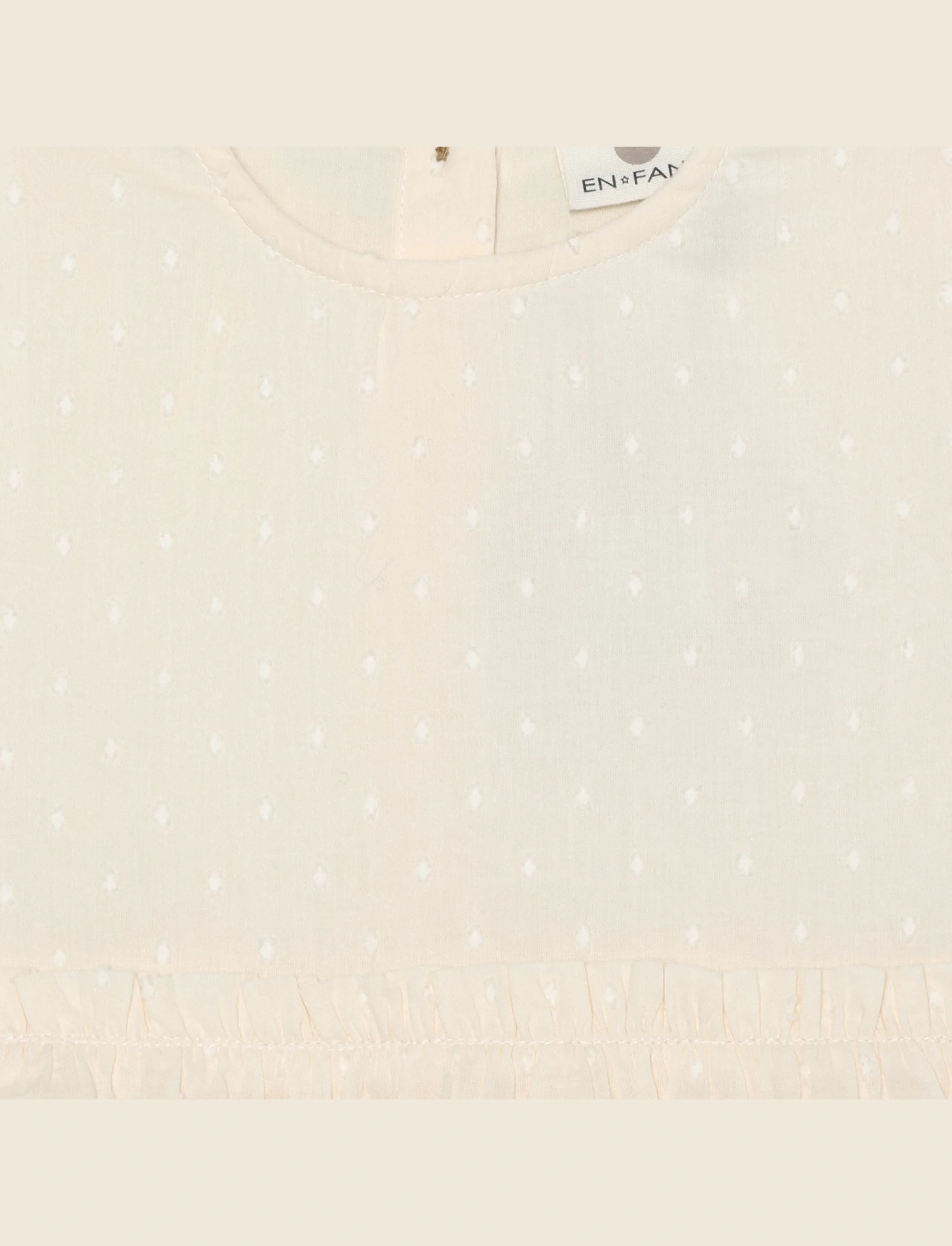 En Fant - Top SS Dobby - summer savings - eggnog - 2