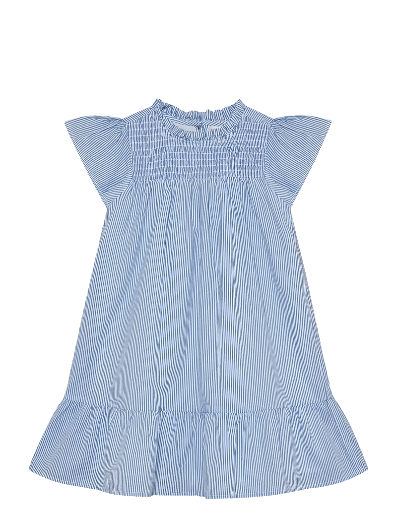 En Fant - Dress SS Stripe - lühikeste varrukatega vabaaja kleidid - regatta - 1