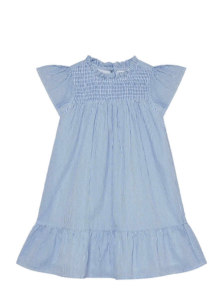 En Fant - Dress SS Stripe - sukienki codzienne z krótkim rękawem - regatta - 1