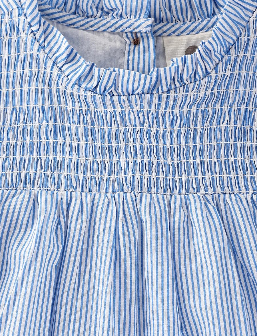 En Fant - Dress SS Stripe - sukienki codzienne z krótkim rękawem - regatta - 4