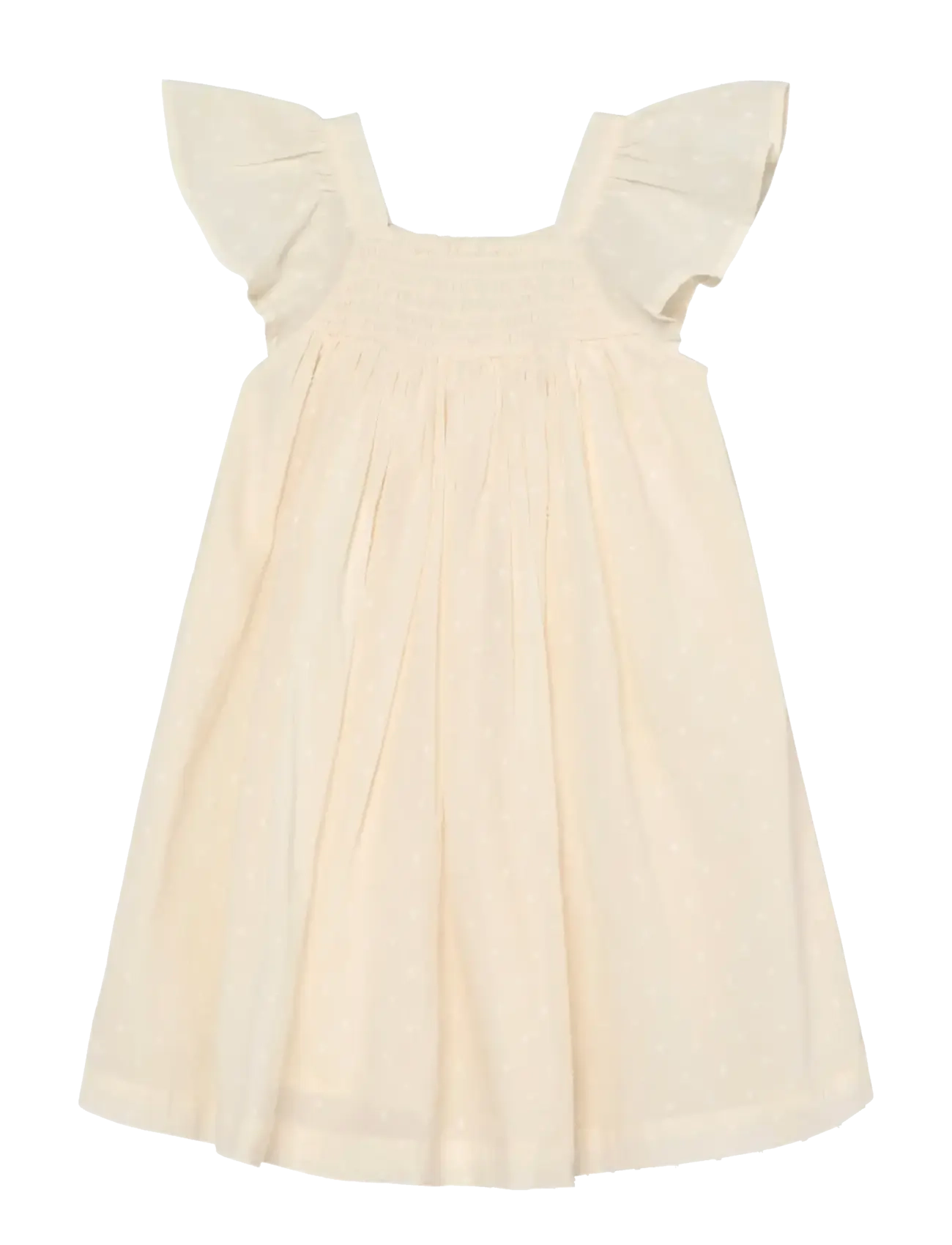 En Fant Dress NS Dobby - 4 for 3 - EGGNOG / cream