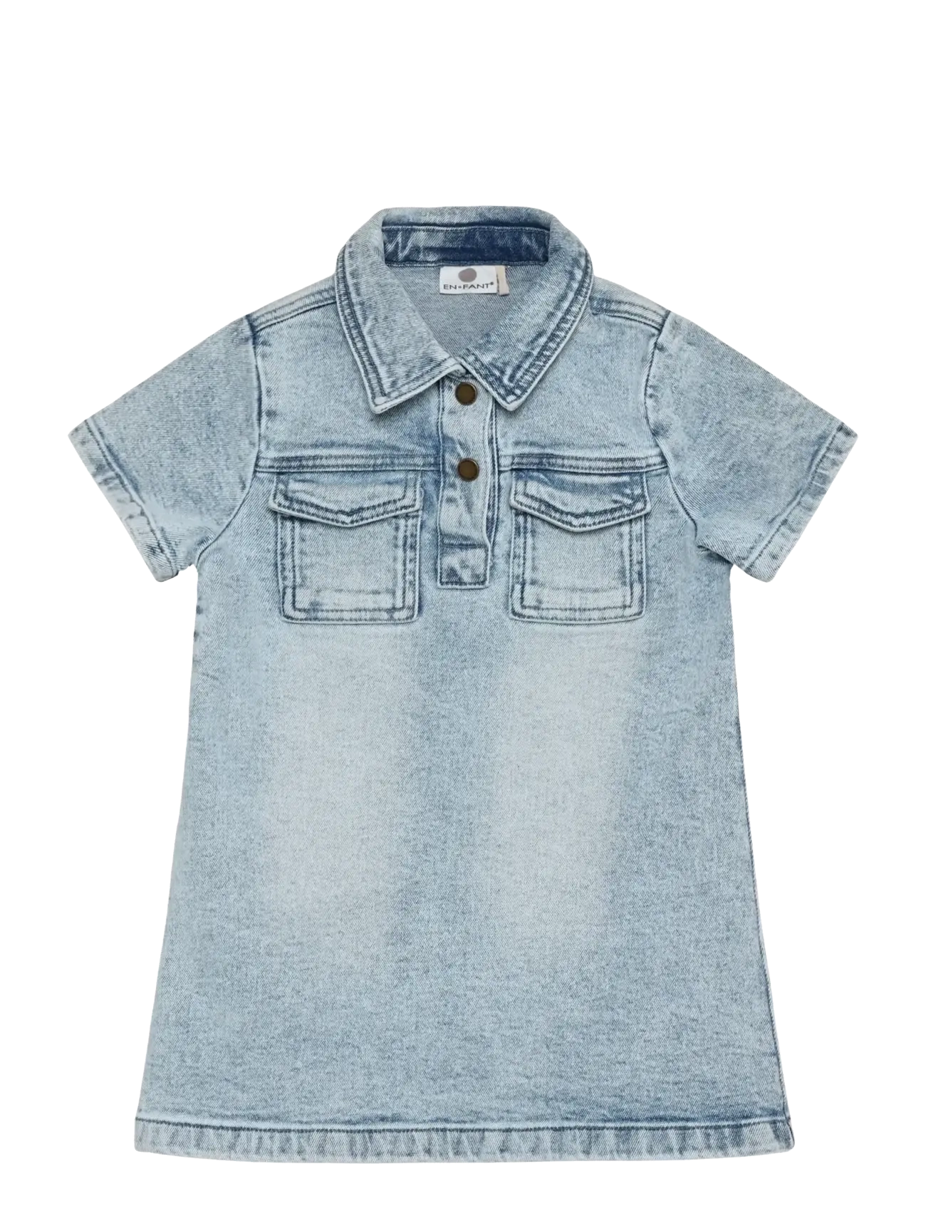 EN FANT Kleid Denim Blau - 110 - Kinder