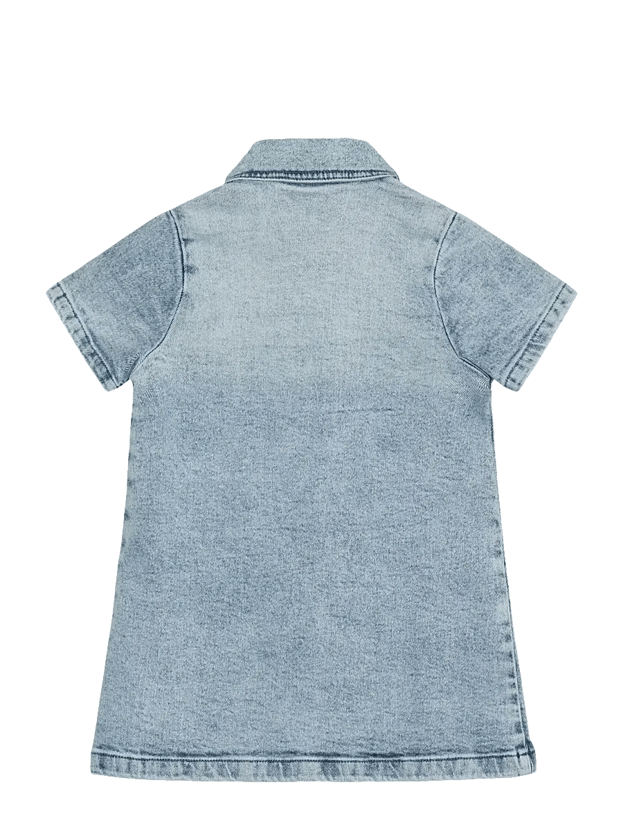 En Fant - Dress Denim - casual jurken met korte mouwen - light blue denim - 1
