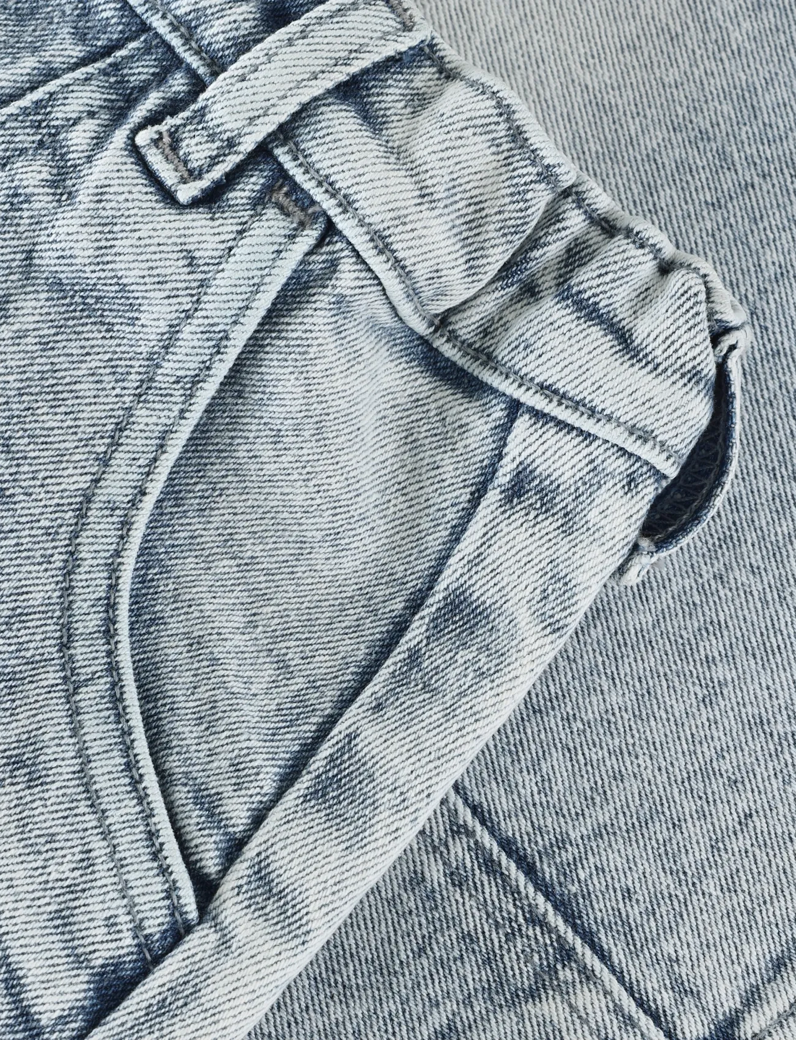En Fant - Skirt Denim - jeanskjolar - light blue denim - 3