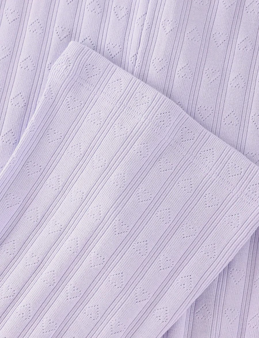 En Fant - Leggings Pointelle - retuusid - purple heather - 2