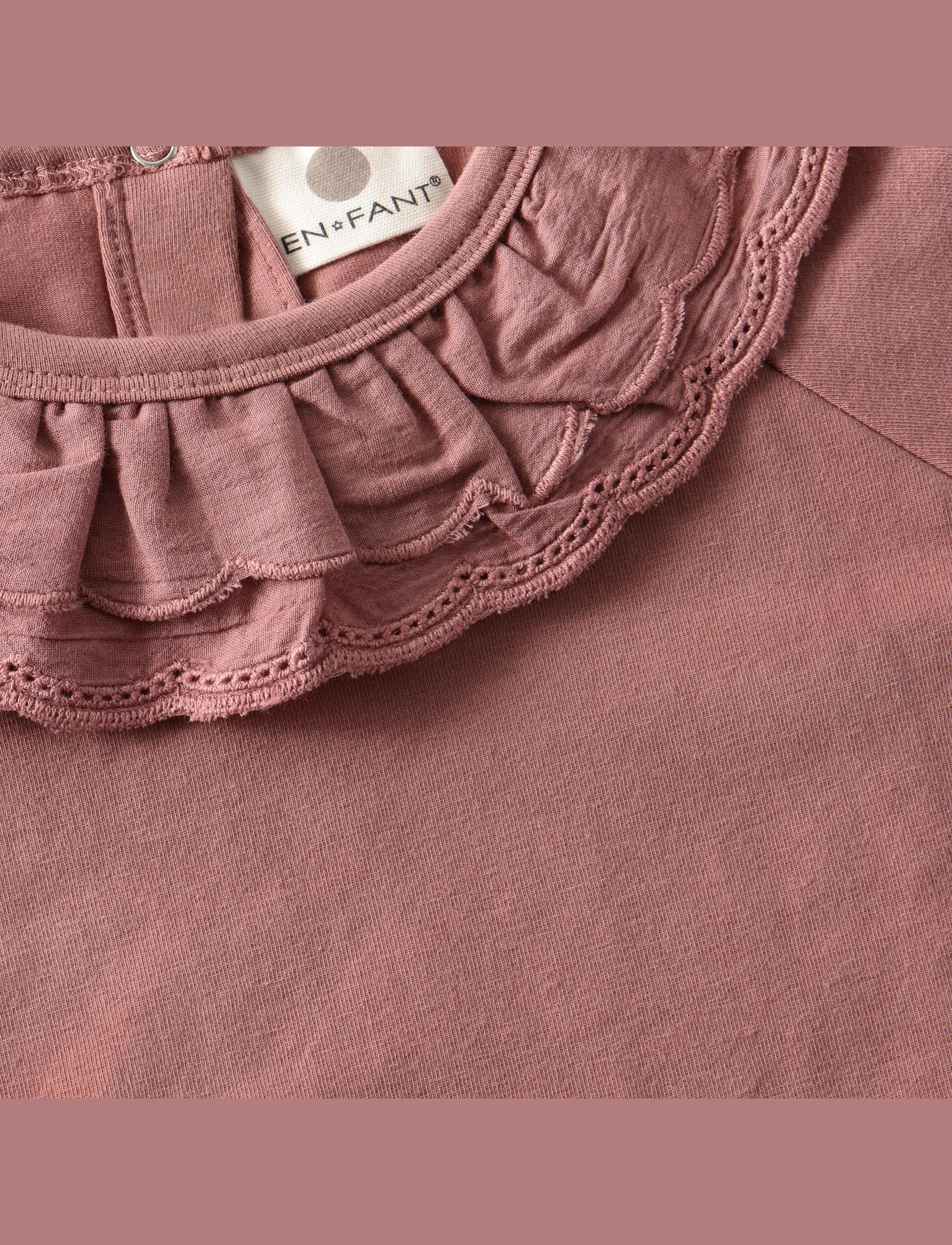 En Fant - T-shirt LS Collar - langärmelig - burlwood - 2